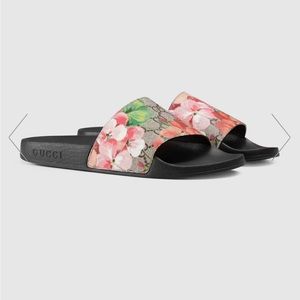Gucci Slides - Blooms Supreme Floral Slide Sandal